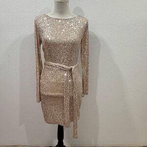 Windsor dress sequin‎ silver size large